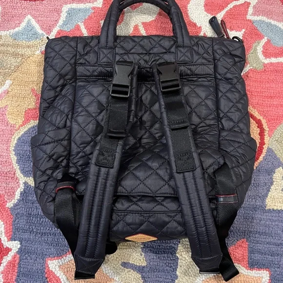 MZ Wallace Small Metro Utility Backpack Black - Picture 2 of 5